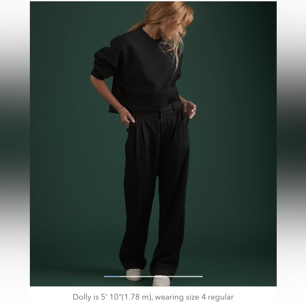 AE77 Pleated Trouser - Black - NWT